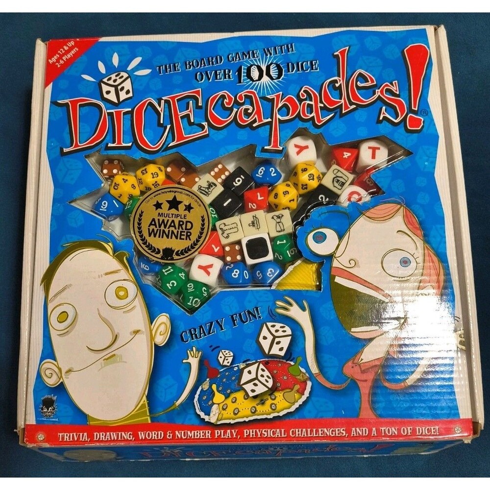 2011 Dicecapades! Board Game 99% Complete